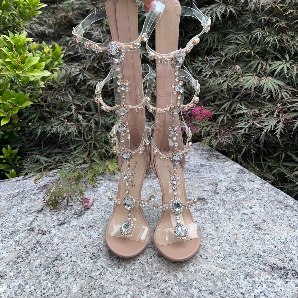 Show stopper Charlotte 6.5 gladiator goddess gladiator heels from Shoedazzle
